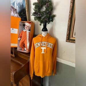 Tennessee Volunteers Mens M Fanatics Orange Pullover Hoodie Sweatshirt